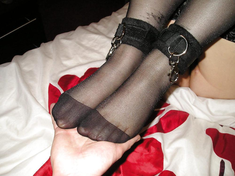 25P Lace top stockings