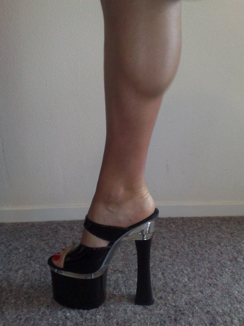 14P Sexy heels, feet and a little bit of cock