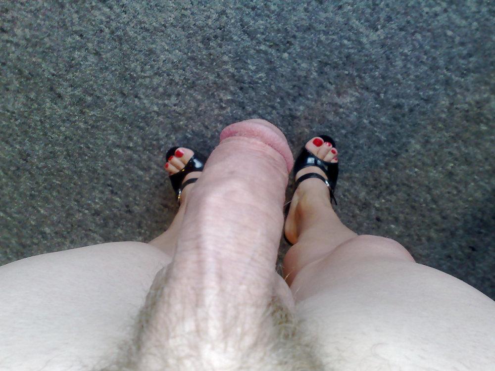 14P Sexy heels, feet and a little bit of cock