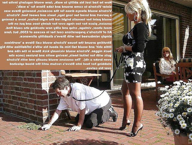 18P Disabled Interacial BDSM Femdom Slut Captions