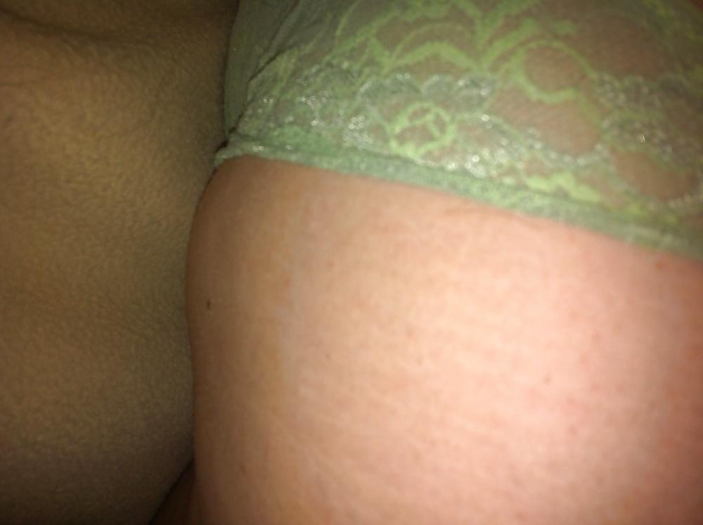 6P Green lace butt