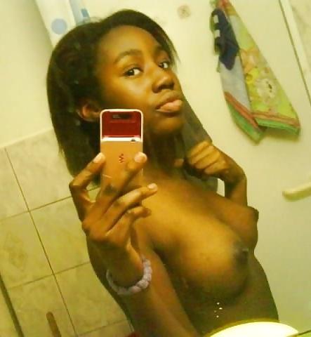 15P Black teens in self shots
