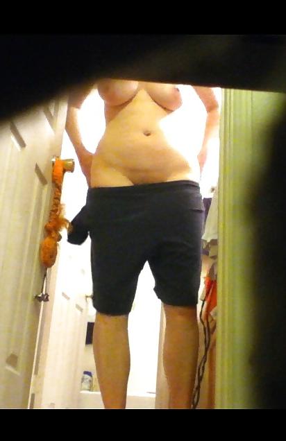 11P Hidden-gf getting out of shower