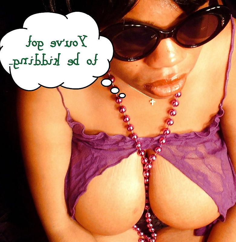 25P BIG BLACK TITTIES & TIGHT PURPLE TOP!!