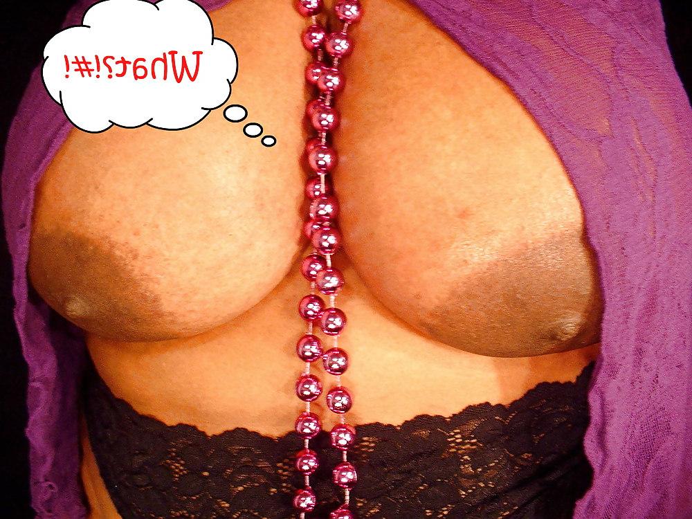 25P BIG BLACK TITTIES & TIGHT PURPLE TOP!!
