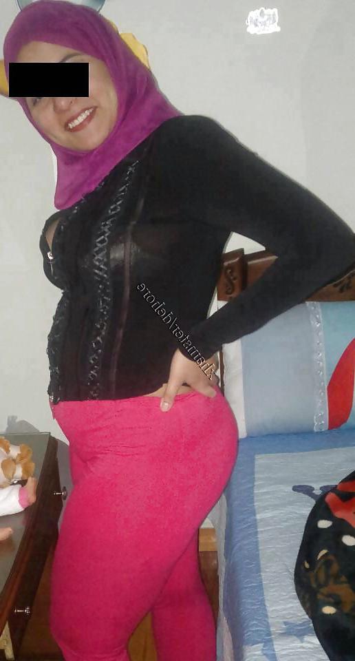 8P Mini Etekli ve Taytli Turbanli (Turkish hijab)