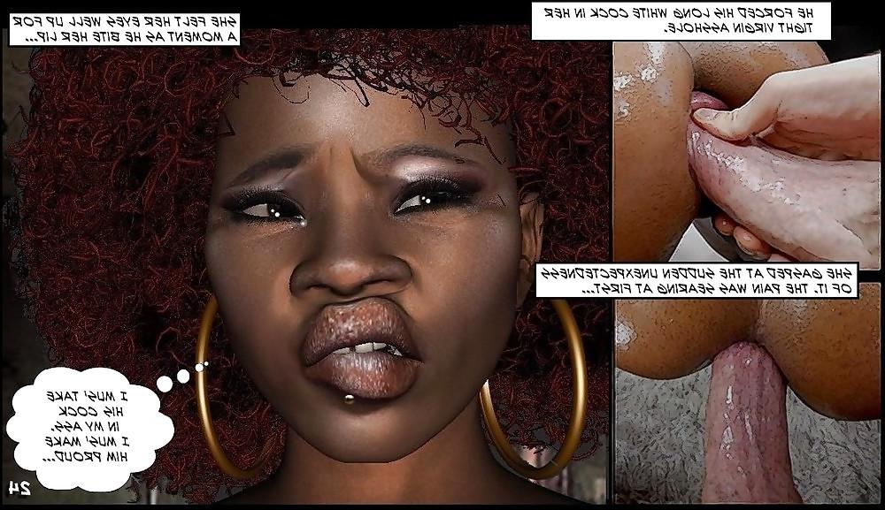 25P Black girl white man