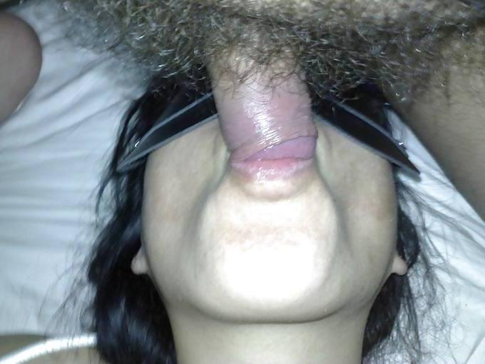 21P Asian Wife In Bitch Mode Blindfold Tie Up And Blow Job