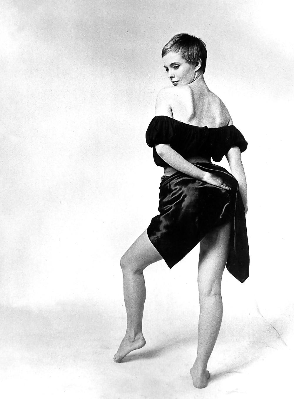 25P Jean Seberg, Sexy French Actress With Short Hair (Non-nude)