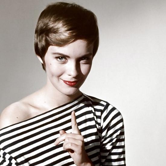 25P Jean Seberg, Sexy French Actress With Short Hair (Non-nude)