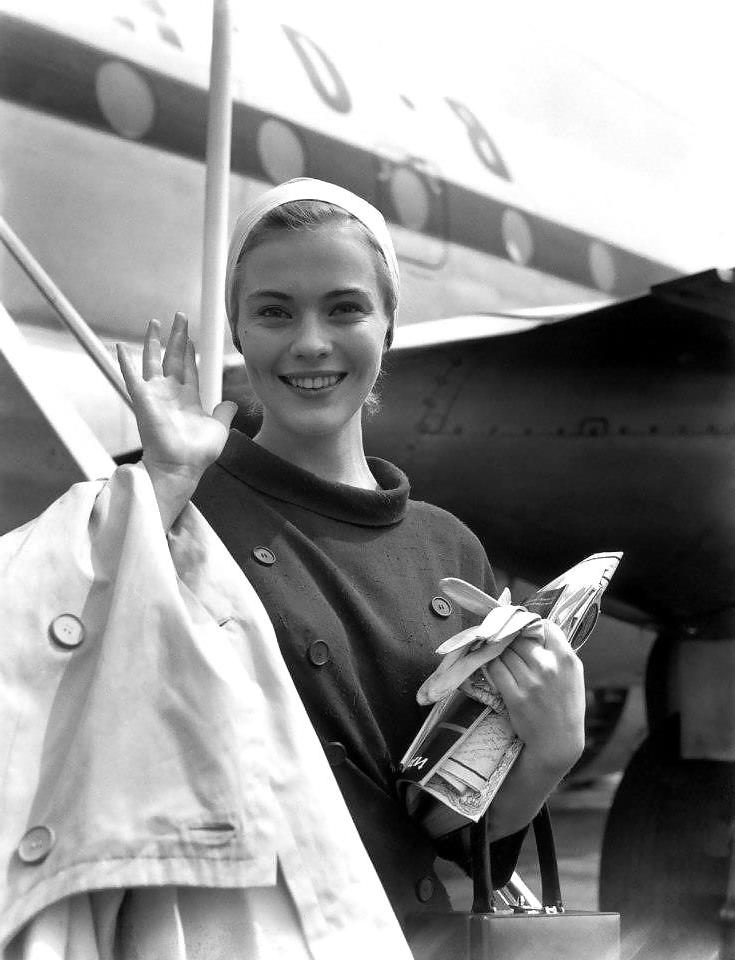 25P Jean Seberg, Sexy French Actress With Short Hair (Non-nude)