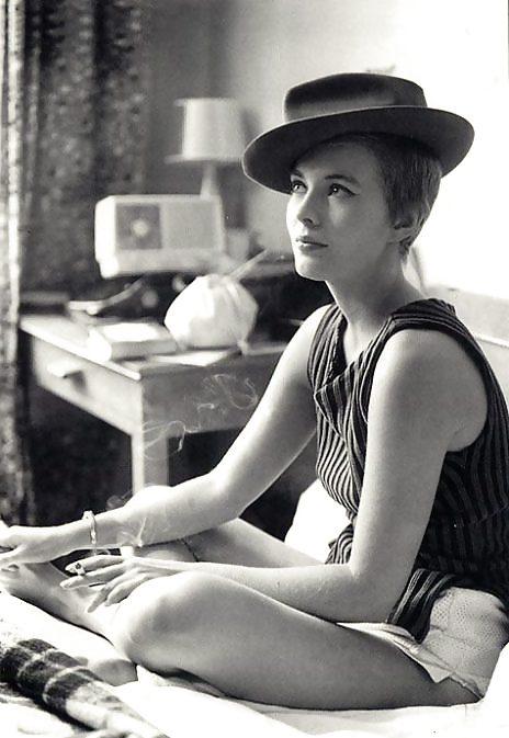 25P Jean Seberg, Sexy French Actress With Short Hair (Non-nude)