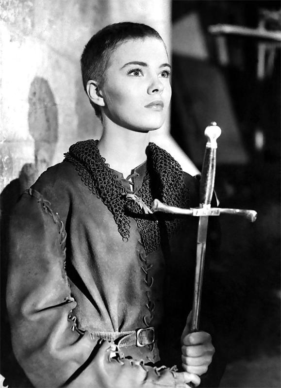 25P Jean Seberg, Sexy French Actress With Short Hair (Non-nude)