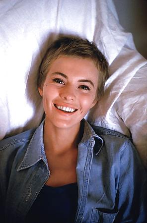25P Jean Seberg, Sexy French Actress With Short Hair (Non-nude)