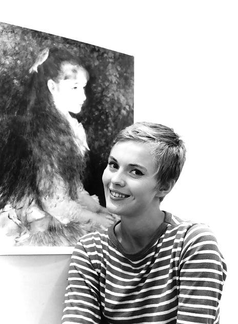 25P Jean Seberg, Sexy French Actress With Short Hair (Non-nude)