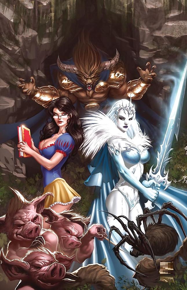 18P Cartoons: Naughty fairy tales.
