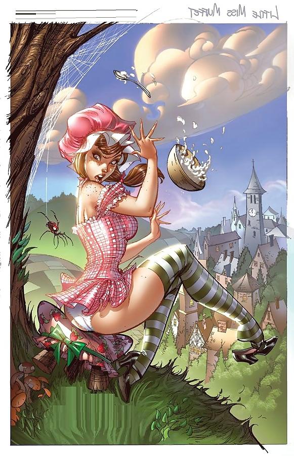18P Cartoons: Naughty fairy tales.