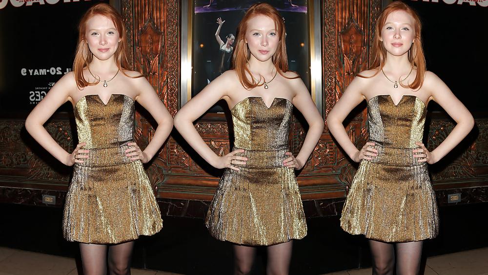25P Molly Quinn - Red Headed Tease