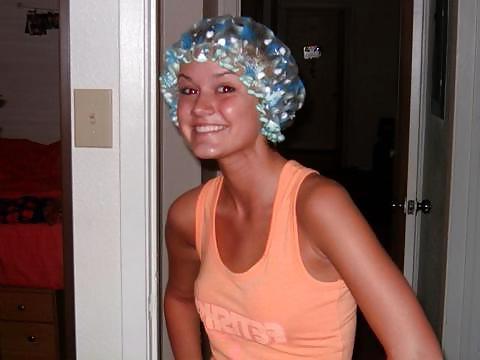24P Shower caps