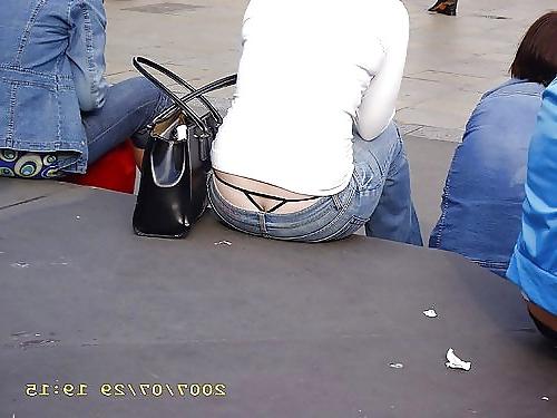 15P Sexy thong peeks, slips and ass's.