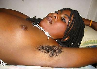 25P Hairy Armpits Black Beauties