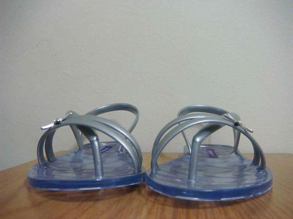 23P Sandalia plastica transparente