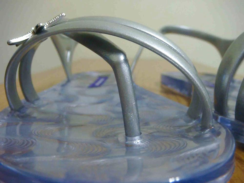 23P Sandalia plastica transparente