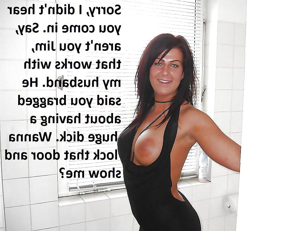 10P Naughty Wife Captions # 21