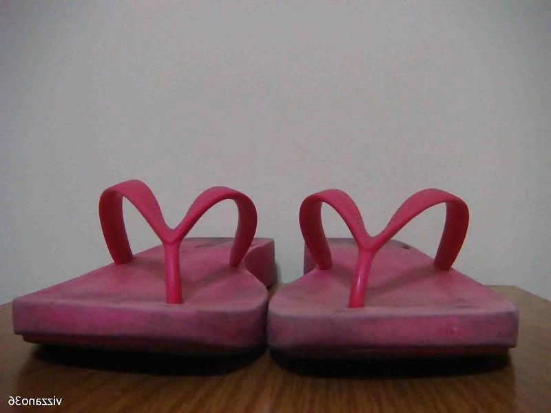 24P Chinelo de borracha rosa