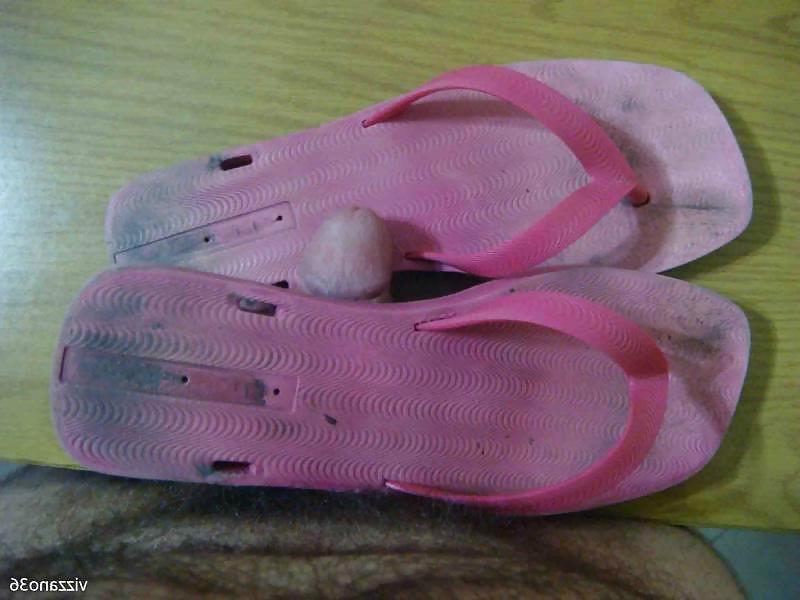 24P Chinelo de borracha rosa