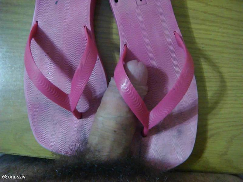 24P Chinelo de borracha rosa
