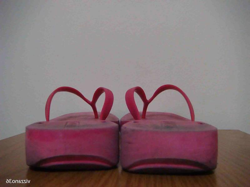 24P Chinelo de borracha rosa