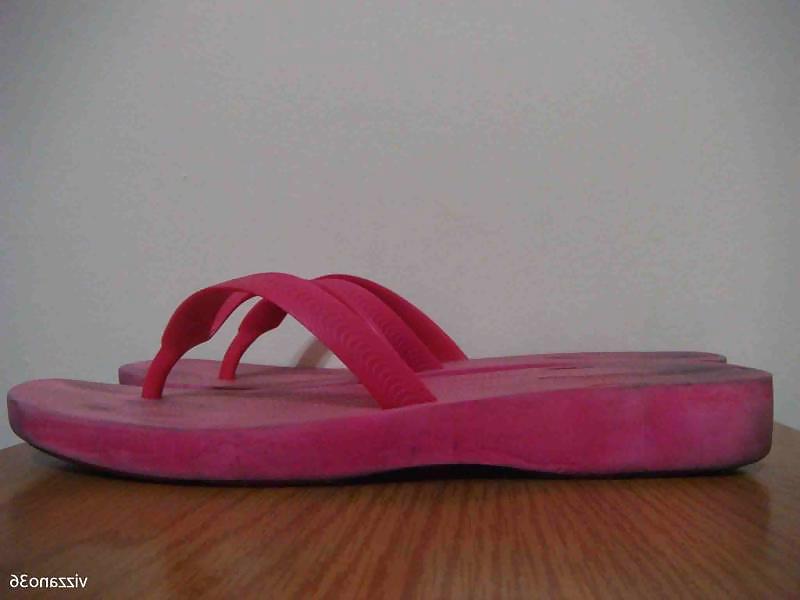 24P Chinelo de borracha rosa