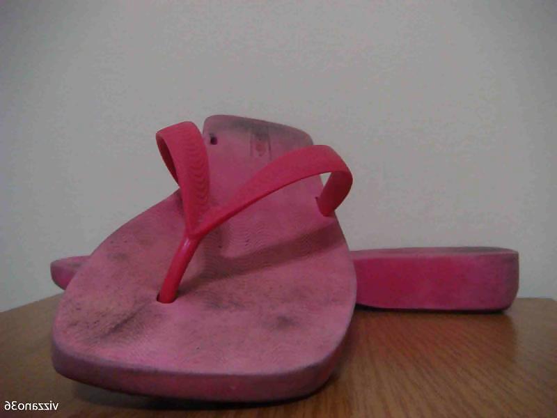 24P Chinelo de borracha rosa