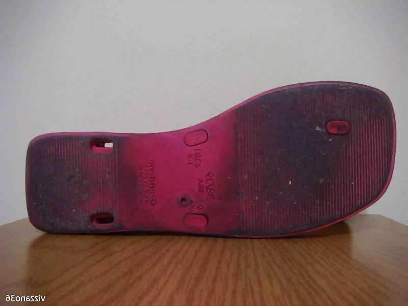 24P Chinelo de borracha rosa