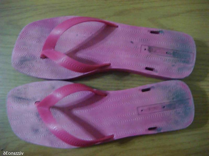 24P Chinelo de borracha rosa