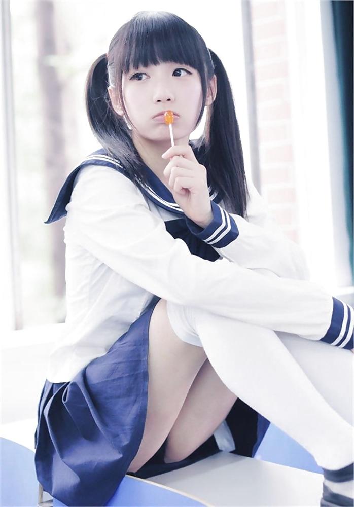 25P Asian schoolgirl