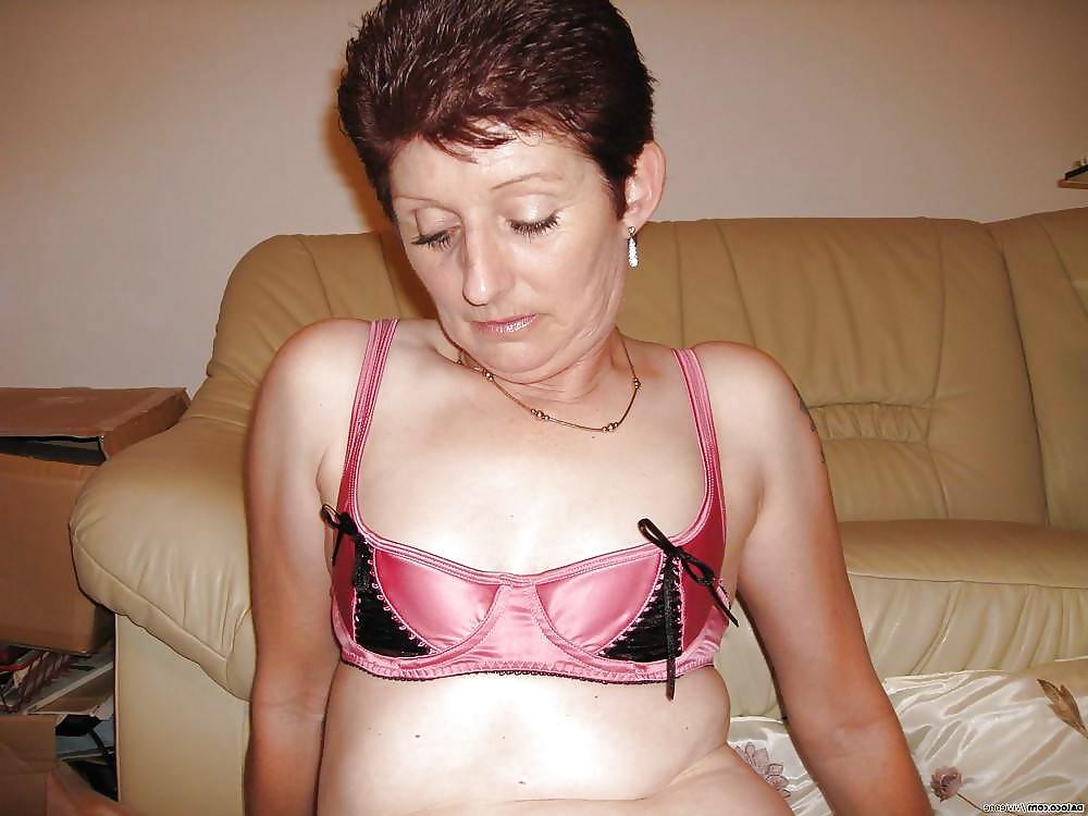 24P 60 Years old Lady Vivienne posing in Stockings