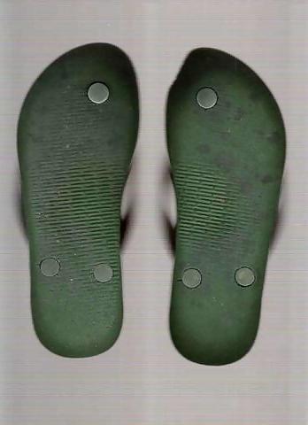 25P Havaianas verdes esporradas
