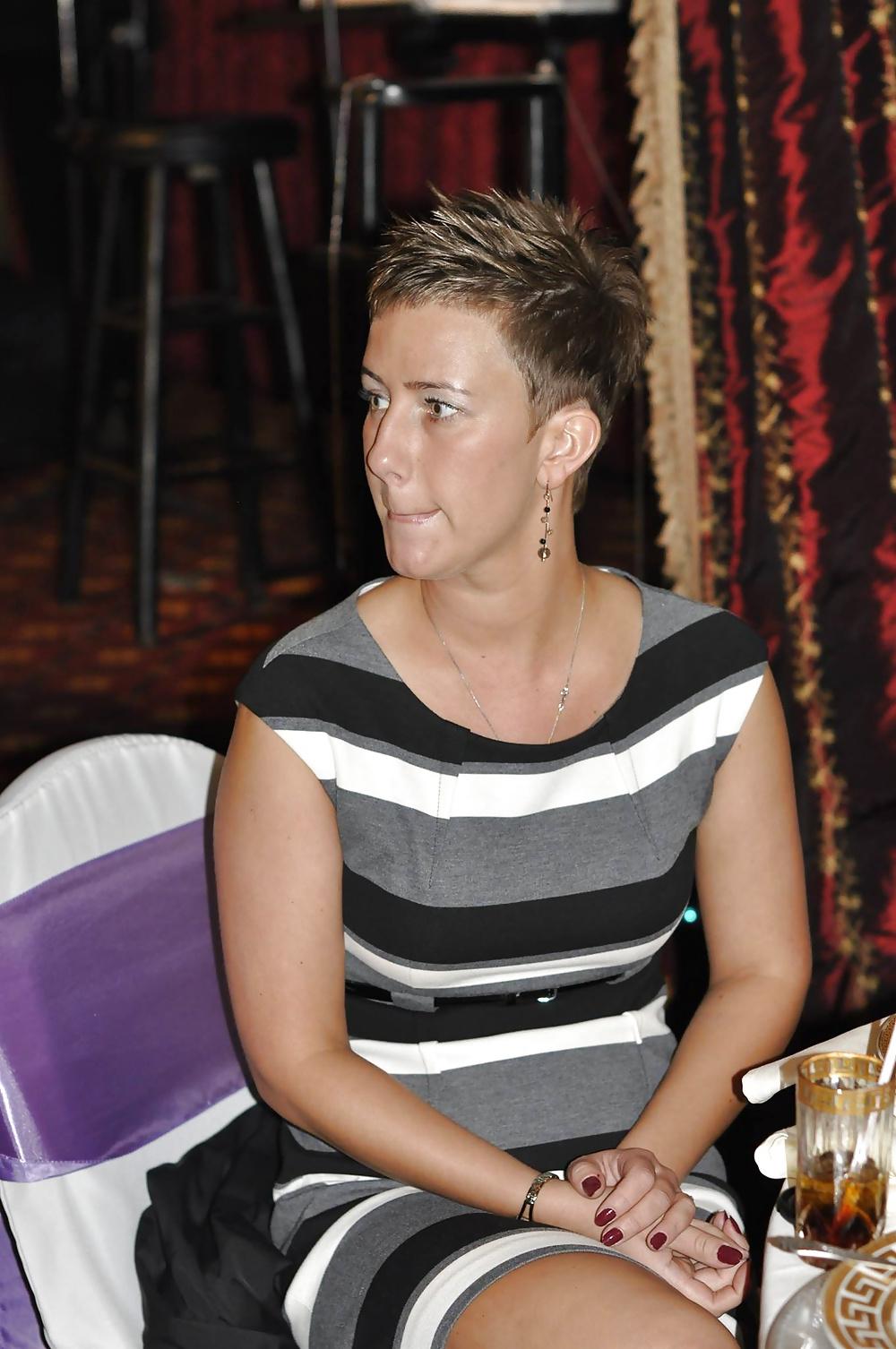 7P Short hair slut