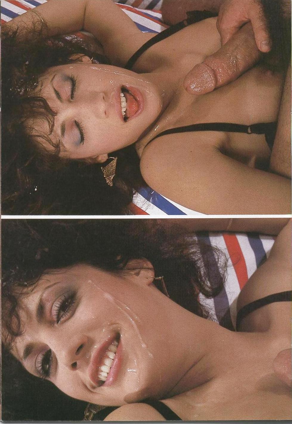 25P SH Retro Beutiful Faces Coverd By Cum