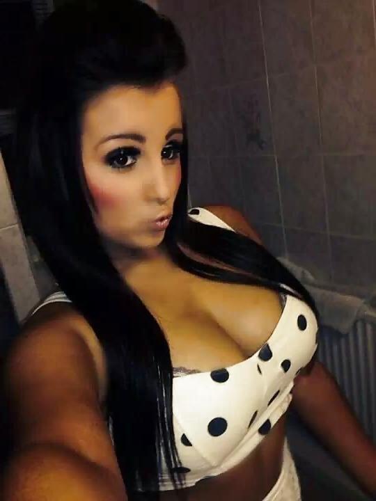 24P Black Haired british slags 