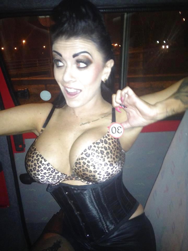 24P Black Haired british slags 