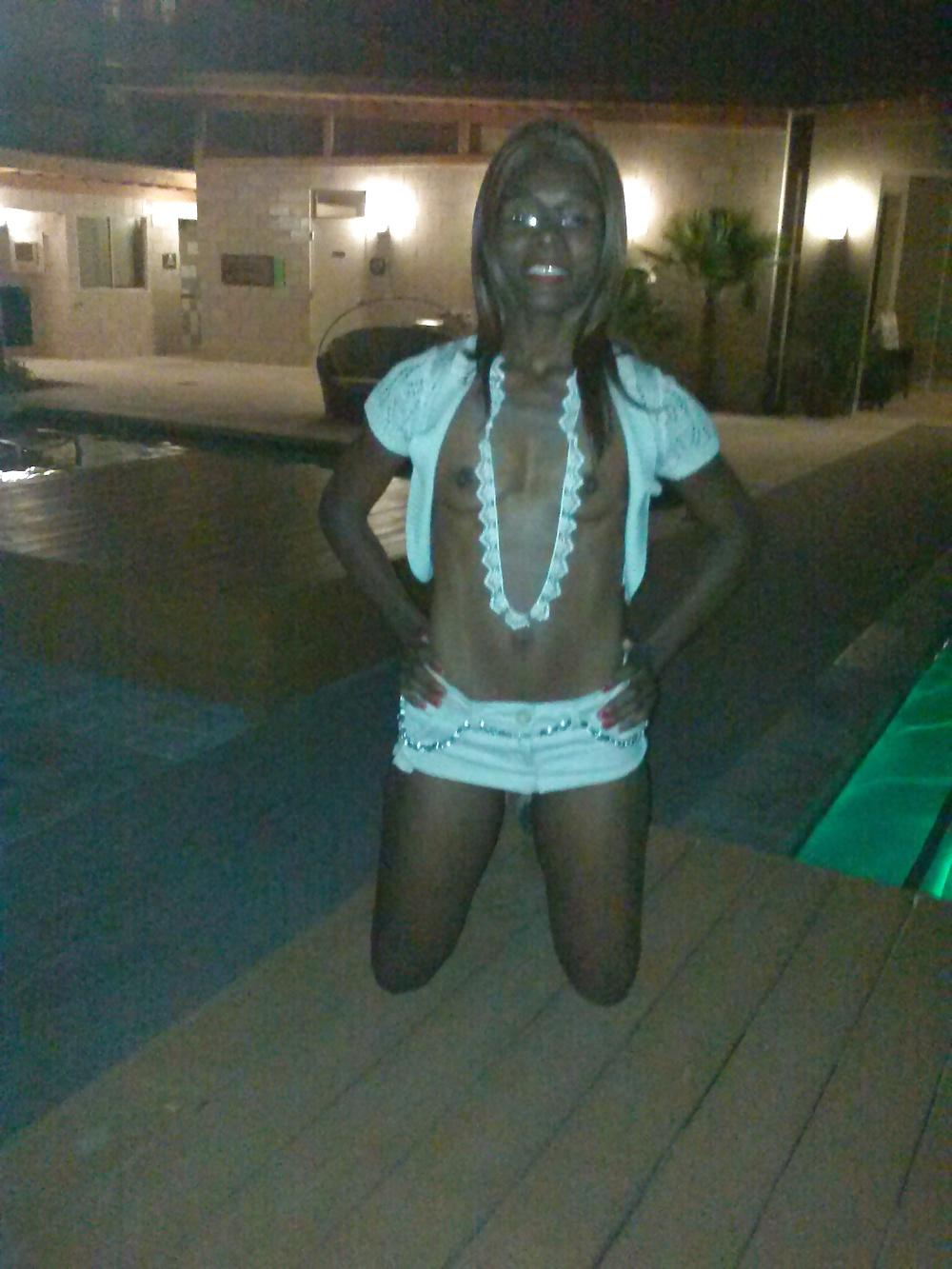 25P Black Sexy Fit Exposed Flashing in Public