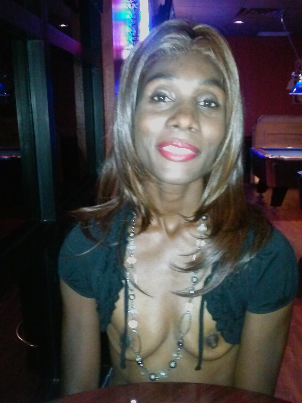 25P Black Sexy Fit Exposed Flashing in Public
