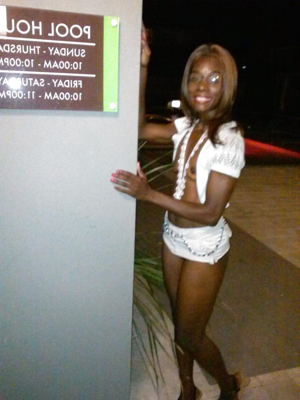 25P Black Sexy Fit Exposed Flashing in Public