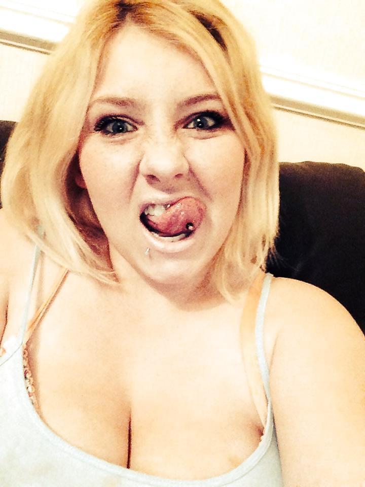 25P Chavy Big tits and tongue Teasing British 
