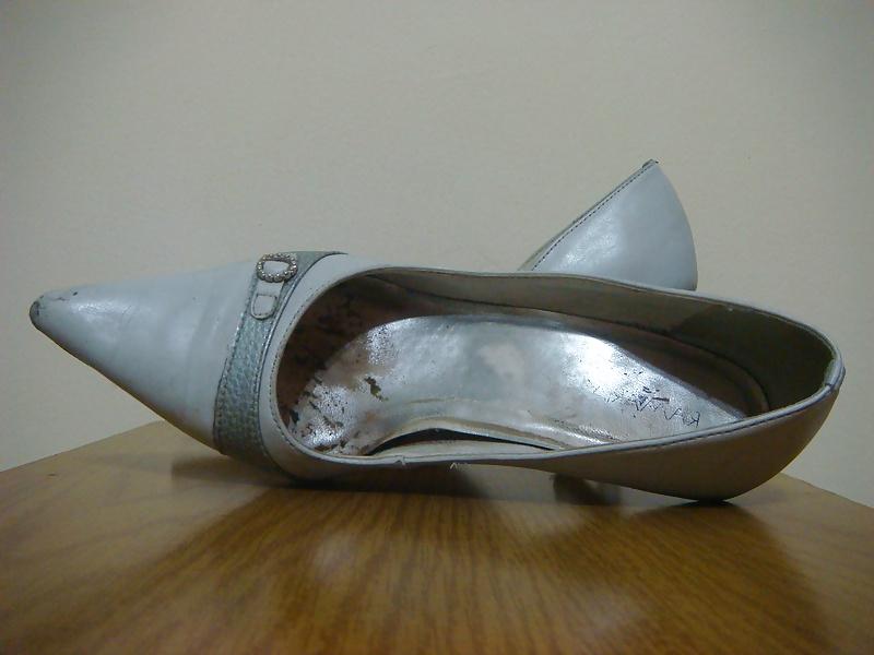 16P Scarpin Salto Alto cinza Ramarim