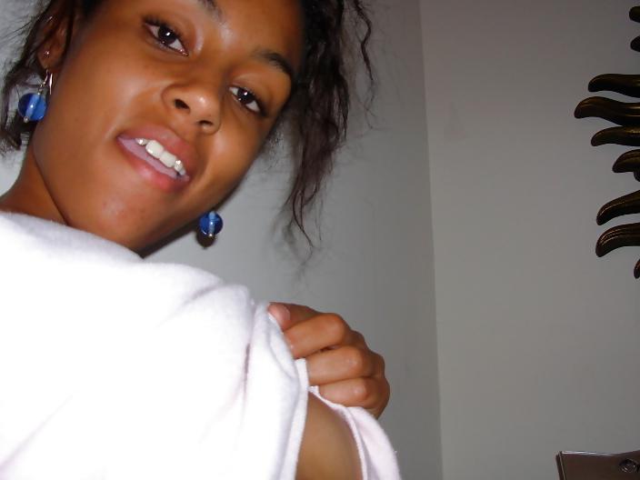 25P Cute black teen