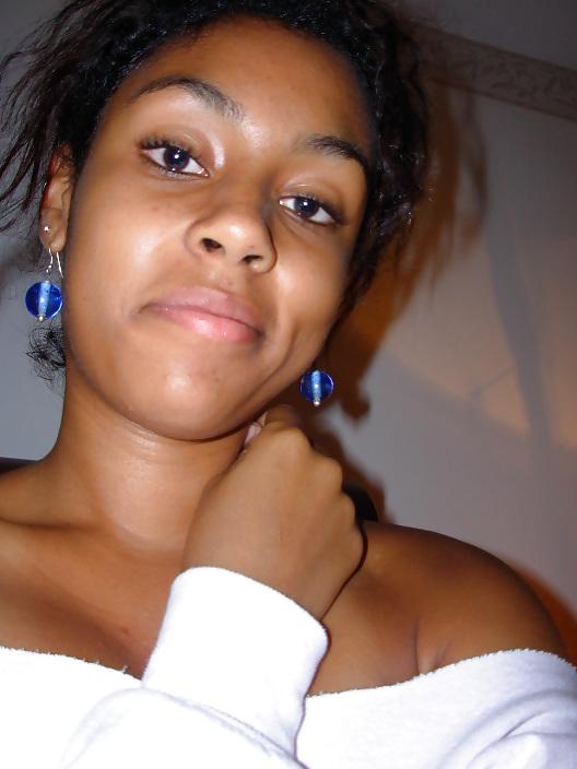 25P Cute black teen